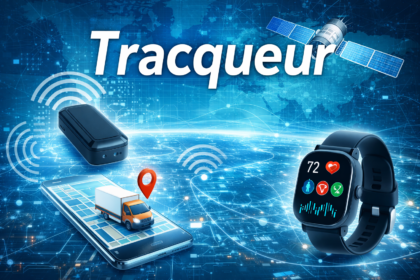 Tracqueur Tracking Technology Concept Illustration